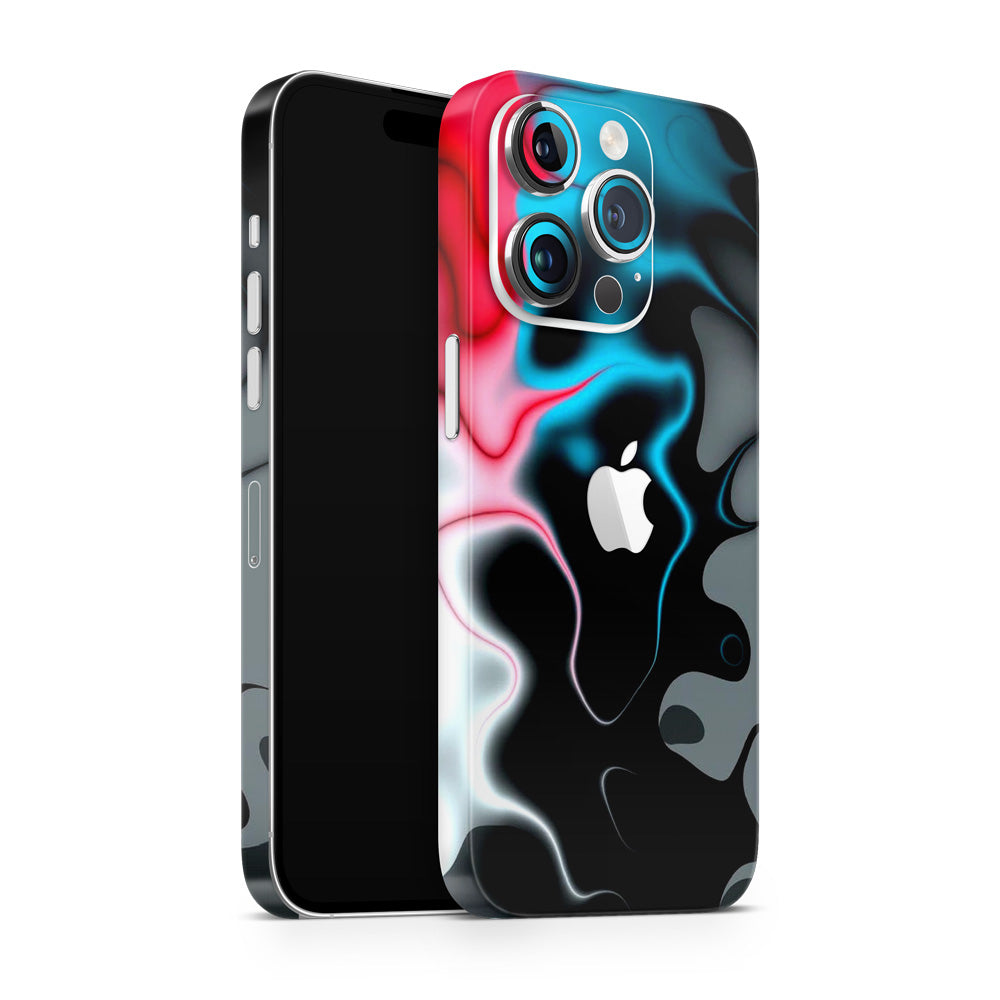 Apple iPhone Skin Wrap - Red Cyan Black Gradiant – SkinsLegend