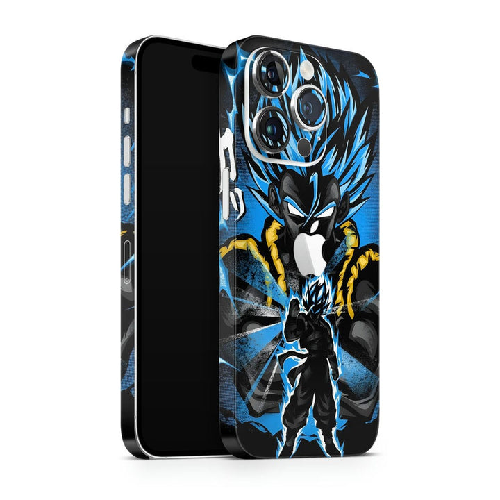 Mobile Skin Wrap - Anime Dragon Ball Blue Black Design