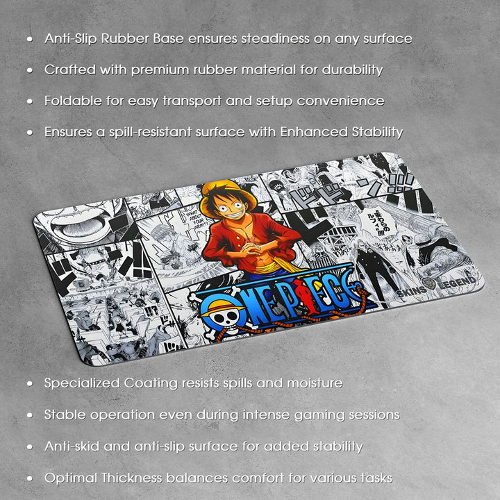 Anti-Slip Desk Mat Gaming Mouse Pad - One Piece Monkey D Luffy MDL36