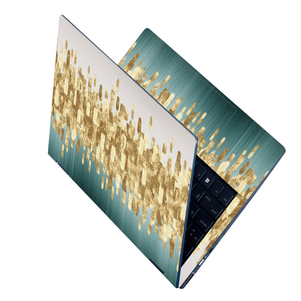 Laptop Skin - Golden Thumb Prints