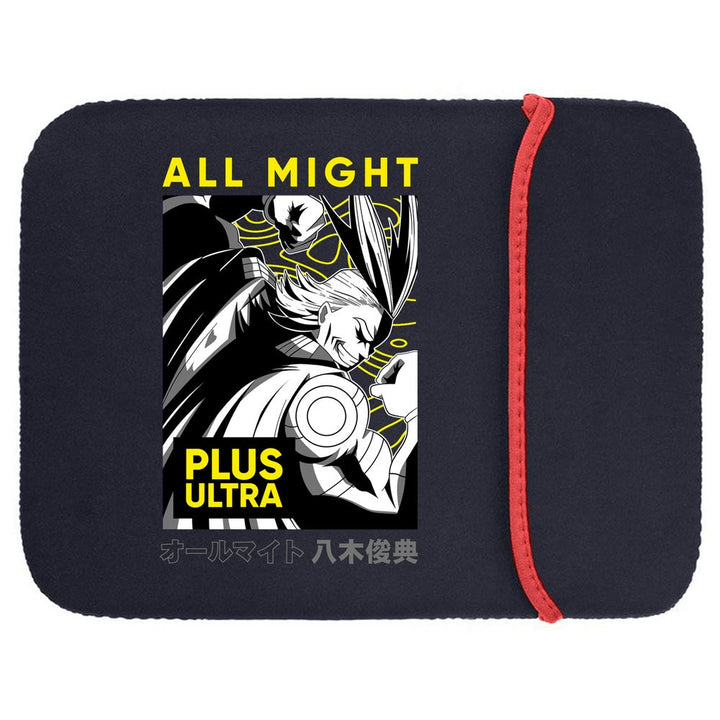 Printed Neoprene Reversible Laptop & Tablet Sleeve - Anime My Hero Academia DS11