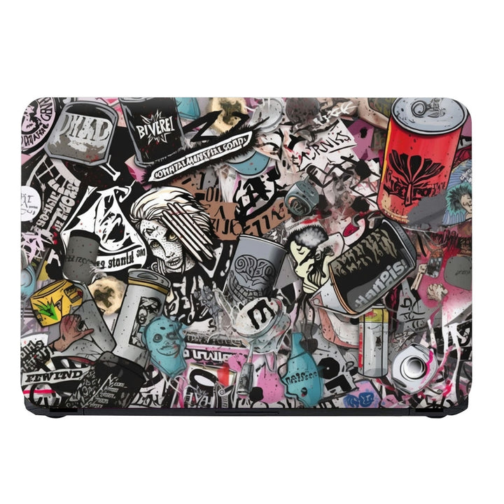 Laptop Skin - Collection of Stickers With the Word