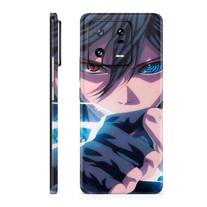 Mobile Skin Wrap - Anime sasuke uchicha Rinne Sharingan