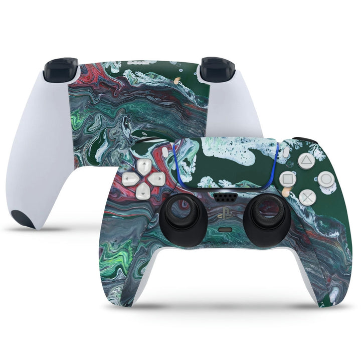 PS5 Controller Skin - Water Color Sea Art