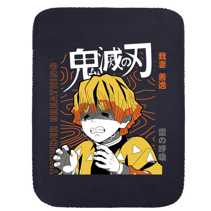 Printed Neoprene Reversible Laptop & Tablet Sleeve - Anime Demon Slayer Kimetsu No Yaiba DS02