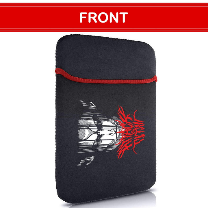 Printed Neoprene Reversible Laptop & Tablet Sleeve - Anime Attack on Titan DS16