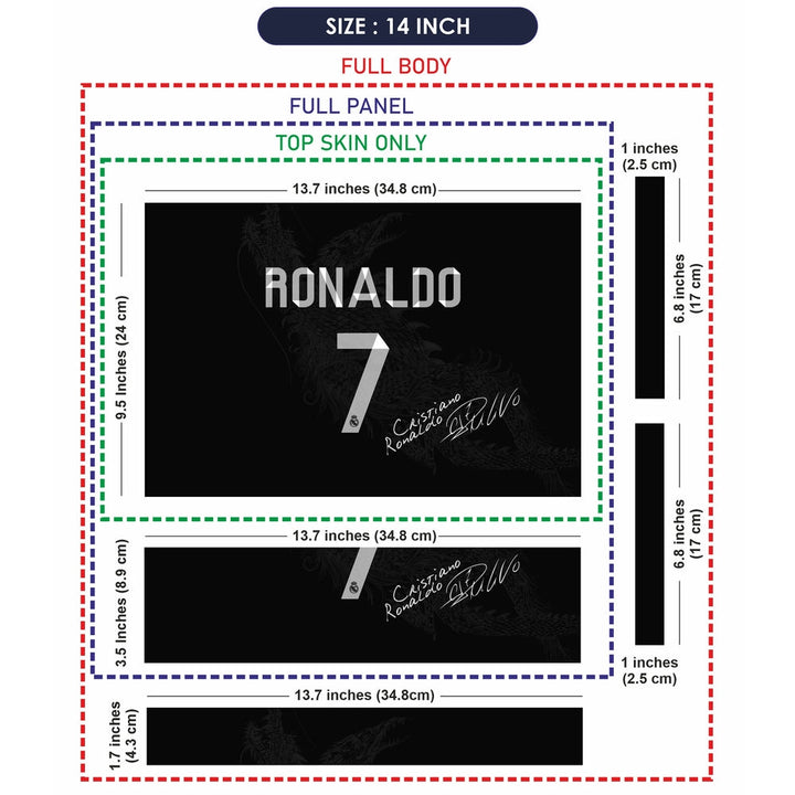 Laptop Skin - Cristiano Ronaldo DS26