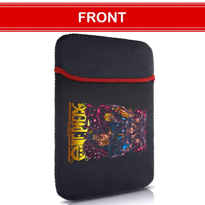 Printed Neoprene Reversible Laptop & Tablet Sleeve - Anime Legendary DS38