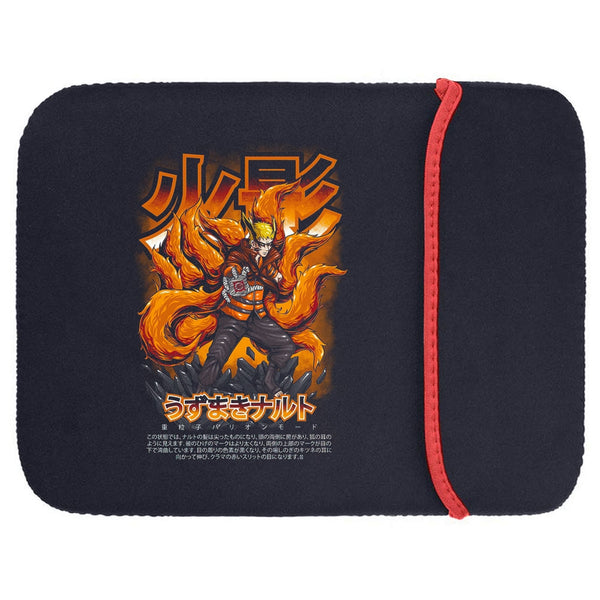 Printed Neoprene Reversible Laptop & Tablet Sleeve - Anime Legendary DS64