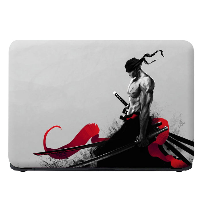 Laptop Skin - Roronoa Zoro Red