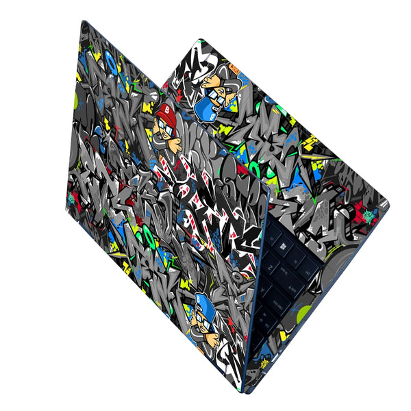 Laptop Skin - Abstract Dark Urban Graffiti