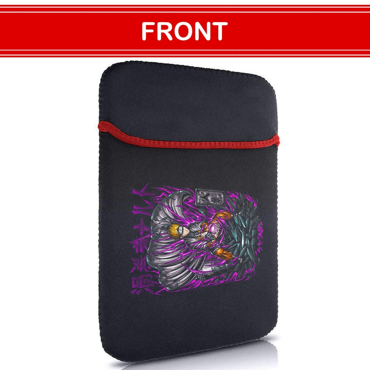 Printed Neoprene Reversible Laptop & Tablet Sleeve - Anime Legendary DS61