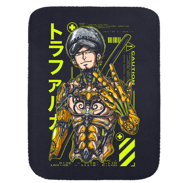 Printed Neoprene Reversible Laptop & Tablet Sleeve - Anime One Piece Trilogy (2)