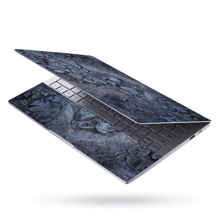 Laptop Skin - Black Grey Stone Texture