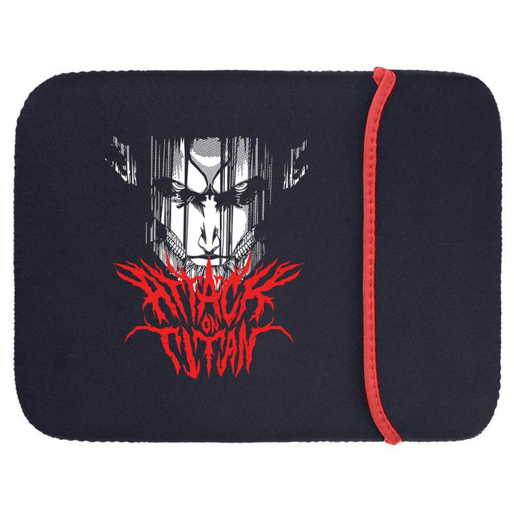 Printed Neoprene Reversible Laptop & Tablet Sleeve - Anime Attack on Titan DS16