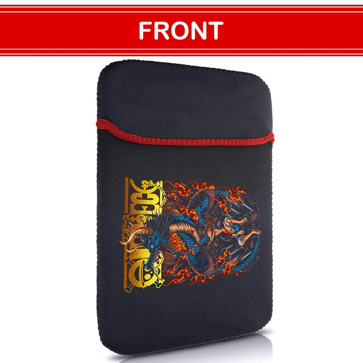 Printed Neoprene Reversible Laptop & Tablet Sleeve - Anime Legendary DS55