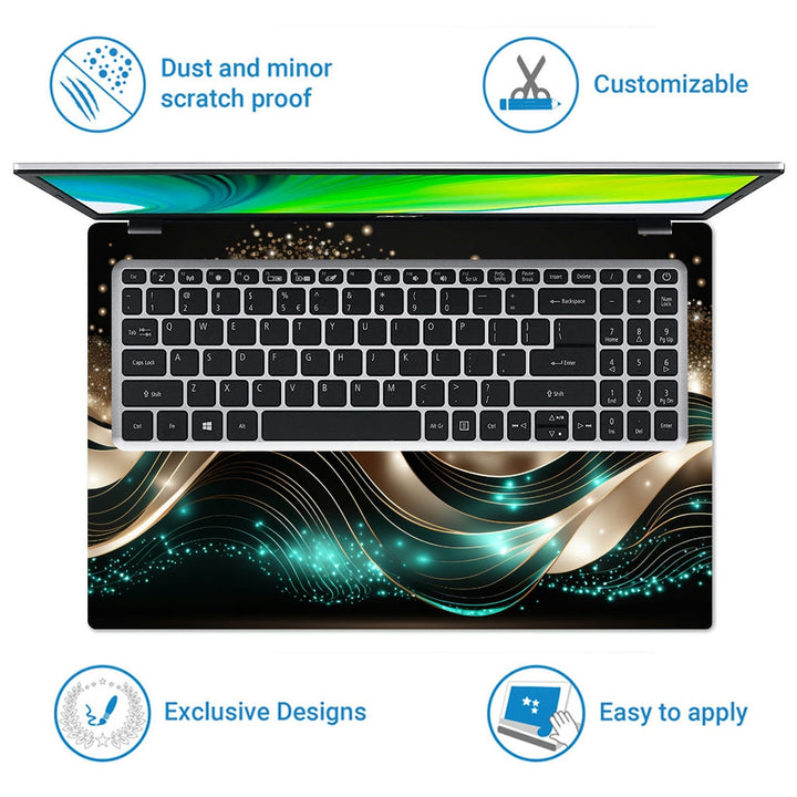 Laptop Skin - Abstract Background Ux Ui Design