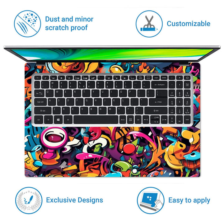 Laptop Skin - Background Inspired by Street Art