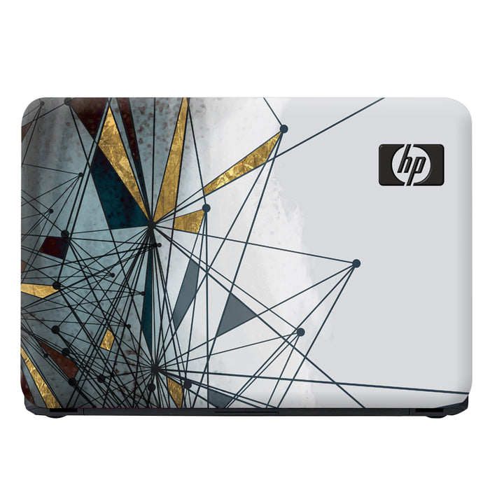 Laptop Skin - HP Logo Geometric Design