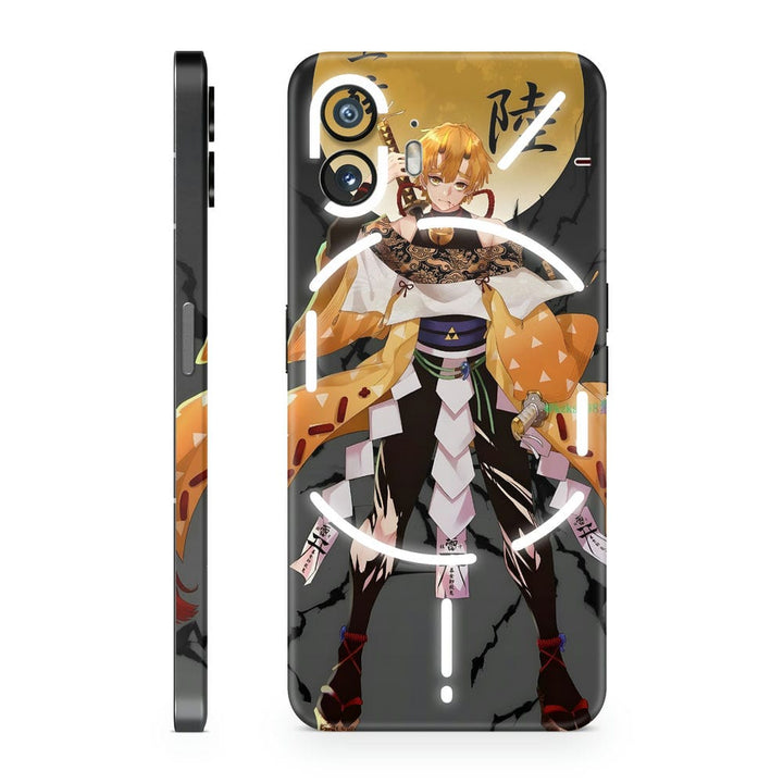 Mobile Skin Wrap - Anime Demon Slayer Sword Design