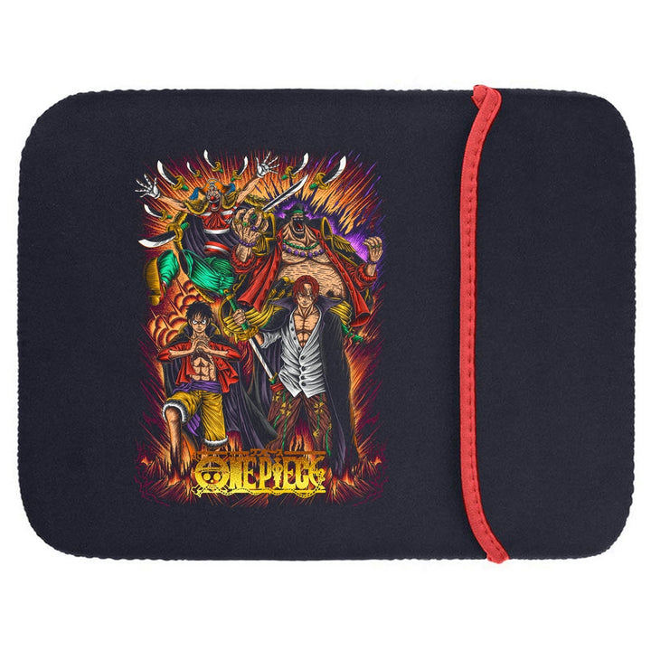 Printed Neoprene Reversible Laptop & Tablet Sleeve - Anime Legendary DS31