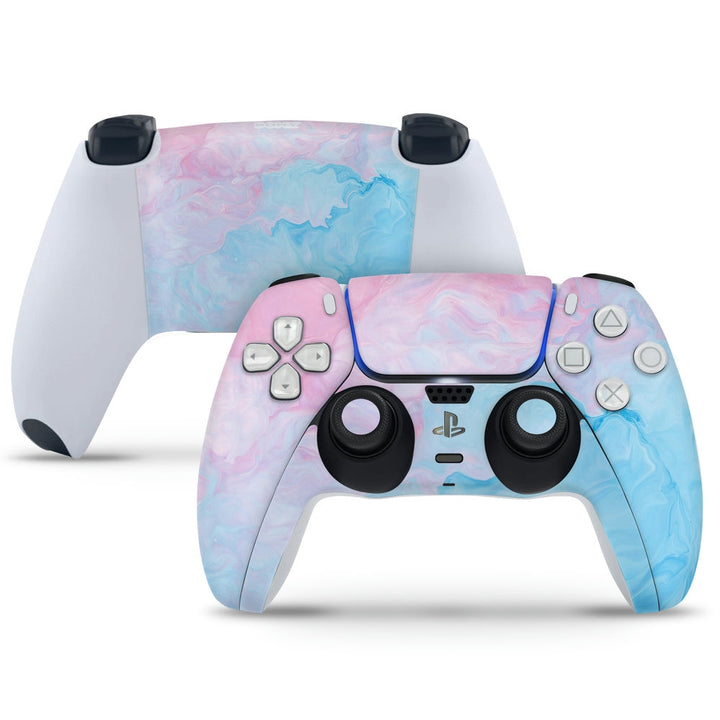 PS5 Controller Skin - Pink Blue Stroke