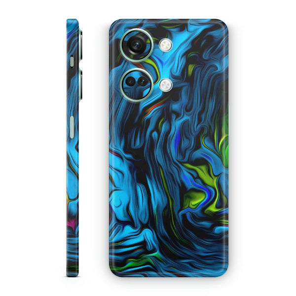 Mobile Skin Wrap - Blue Design