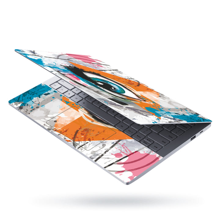 Laptop Skin - Eye Design Multicolour Abstract