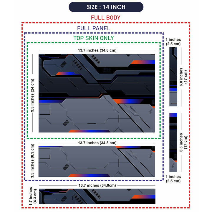 Laptop Skin - Modern Technology Cyberpunk Style