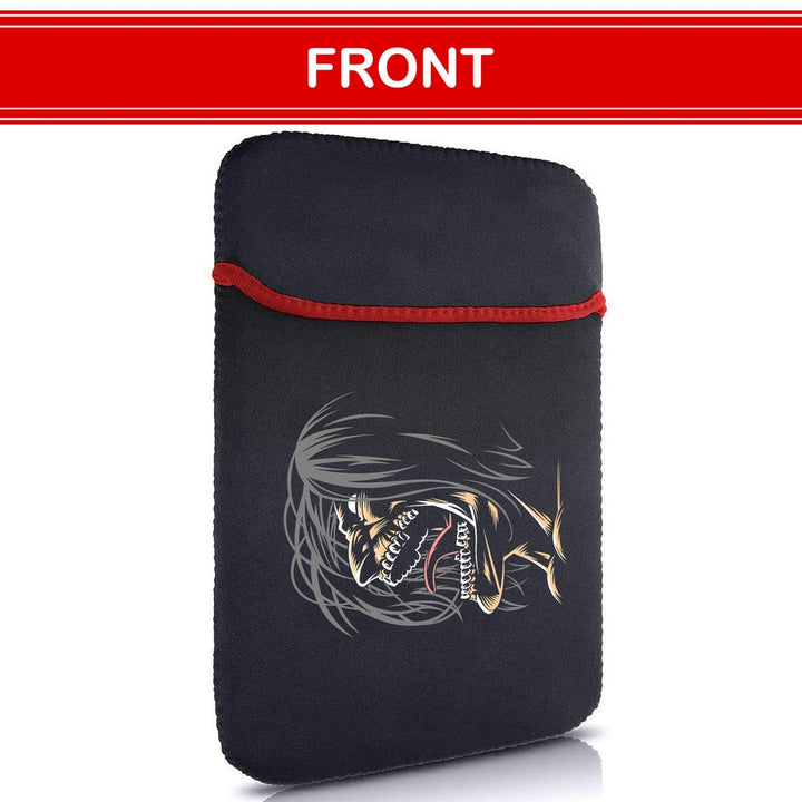 Printed Neoprene Reversible Laptop & Tablet Sleeve - Anime Attack on Titan DS23