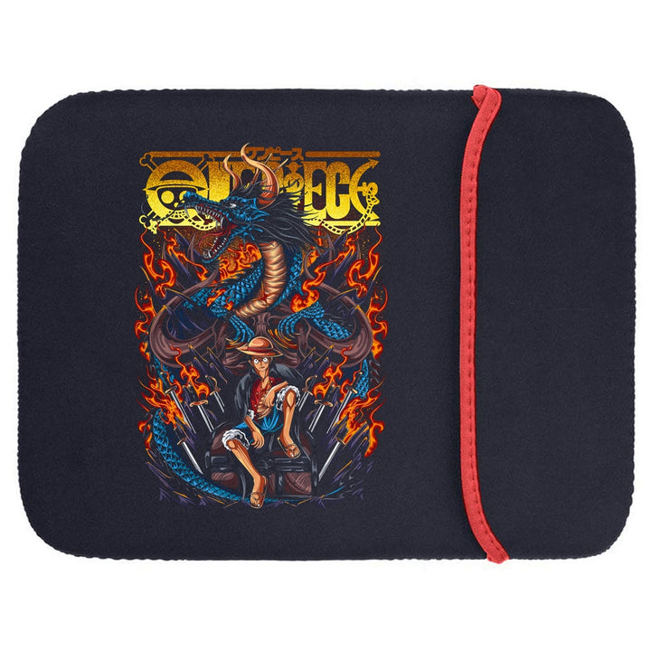 Printed Neoprene Reversible Laptop & Tablet Sleeve - Anime Legendary DS55