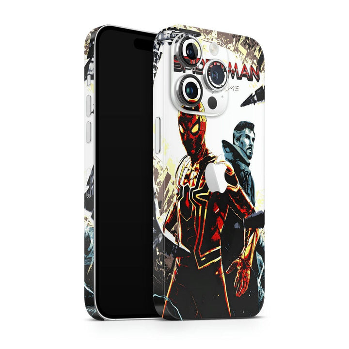 Mobile Skin Wrap - Spider Man Dr Strange Drawing