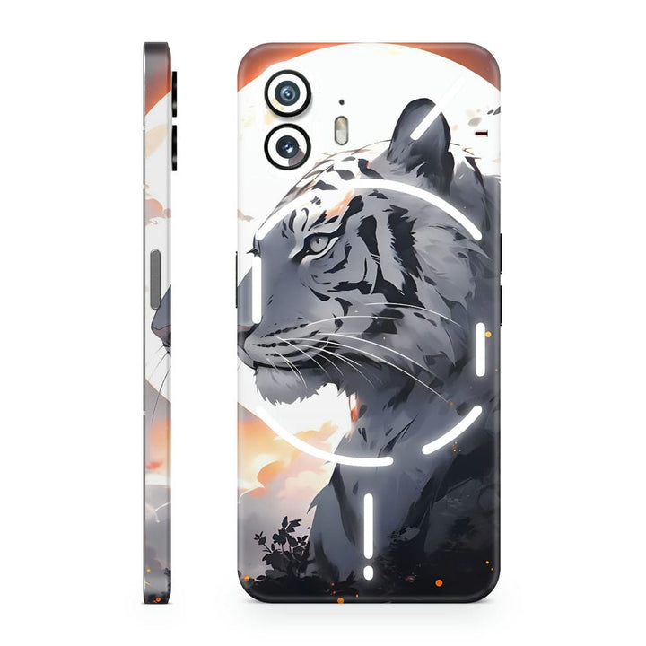 Mobile Skin Wrap - Calm White Tiger