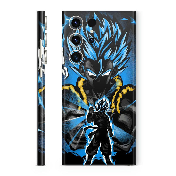 Mobile Skin Wrap - Anime Dragon Ball Blue Black Design