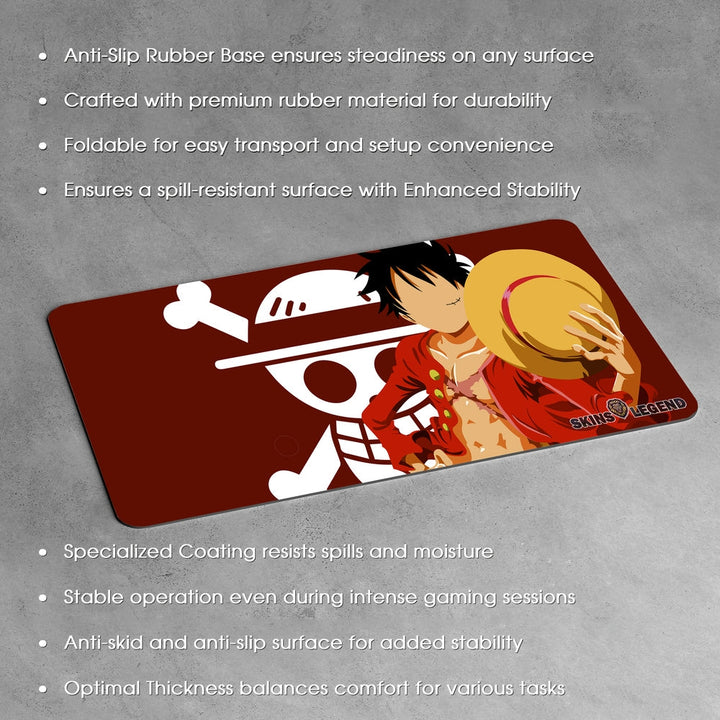 Anti-Slip Desk Mat Gaming Mouse Pad - One Piece Monkey D Luffy MDL26