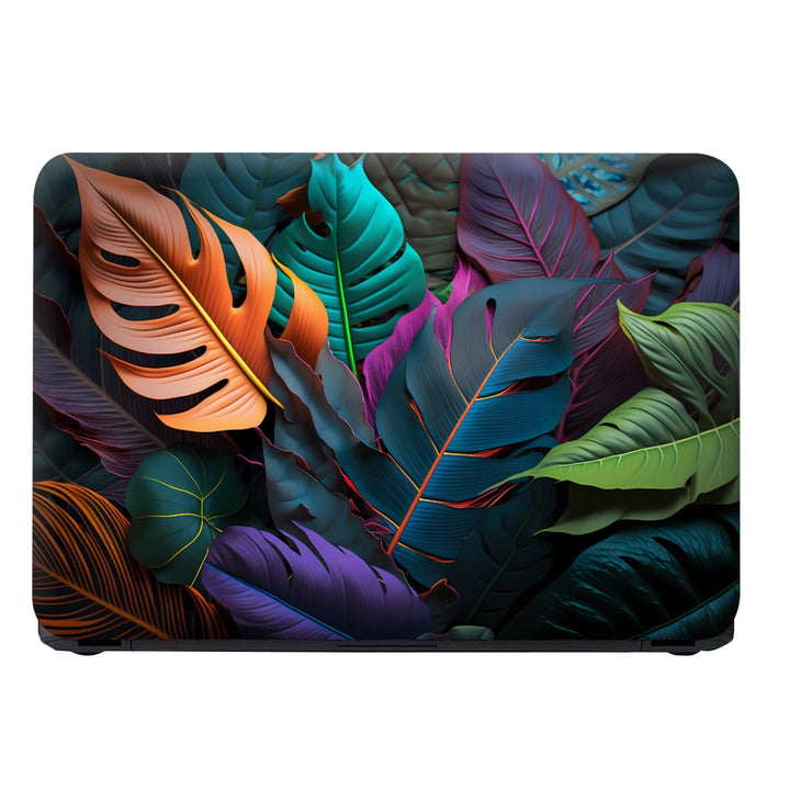 Laptop Skin - A Colorful Collection of Tropical Leaves