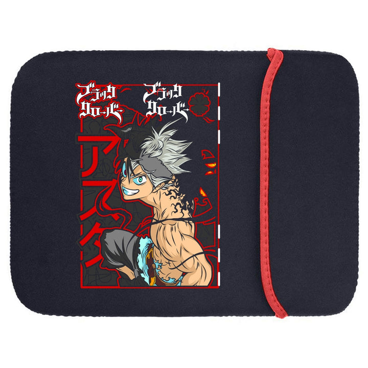 Printed Neoprene Reversible Laptop & Tablet Sleeve - Anime Legendary DS86