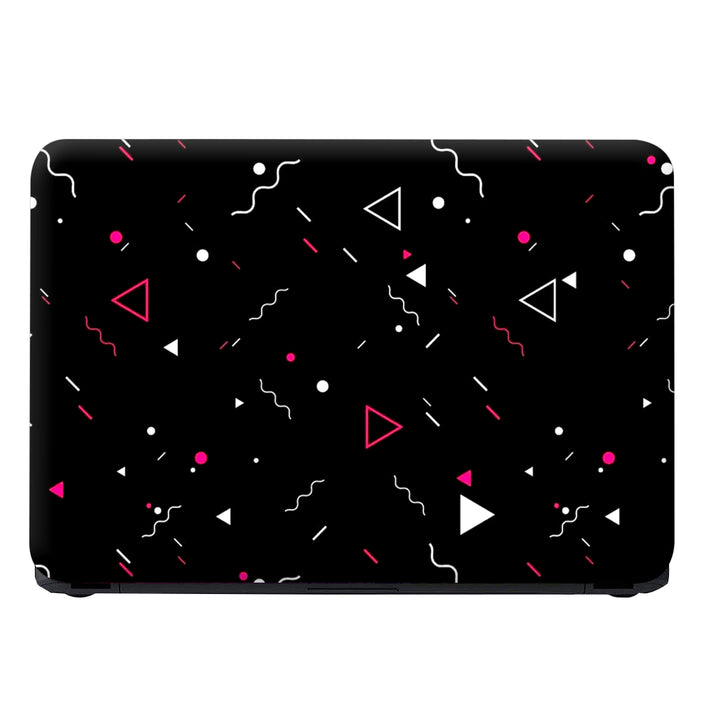 Laptop Skin - Triangle Spiral on Black