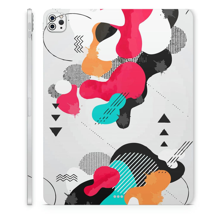 Tablet Skin Wrap - Cloud Art on White