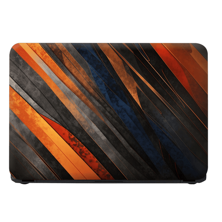 Laptop Skin - Gray Copper Sporty Background