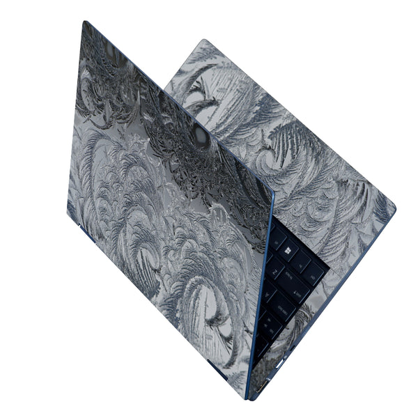 Laptop Skin - Black and Grey Abstract Illustration