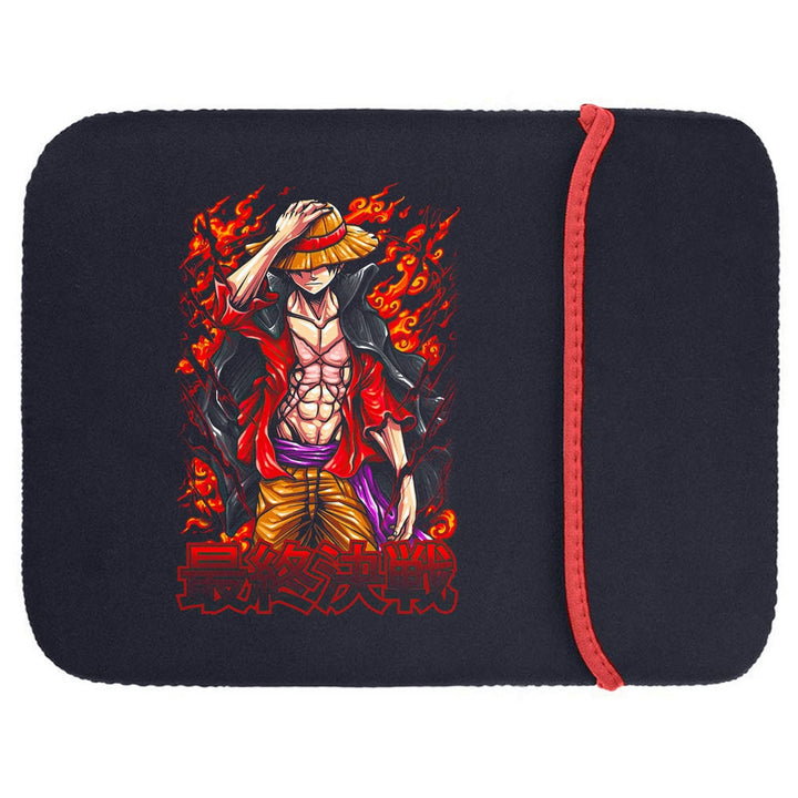 Printed Neoprene Reversible Laptop & Tablet Sleeve - Anime Legendary DS80