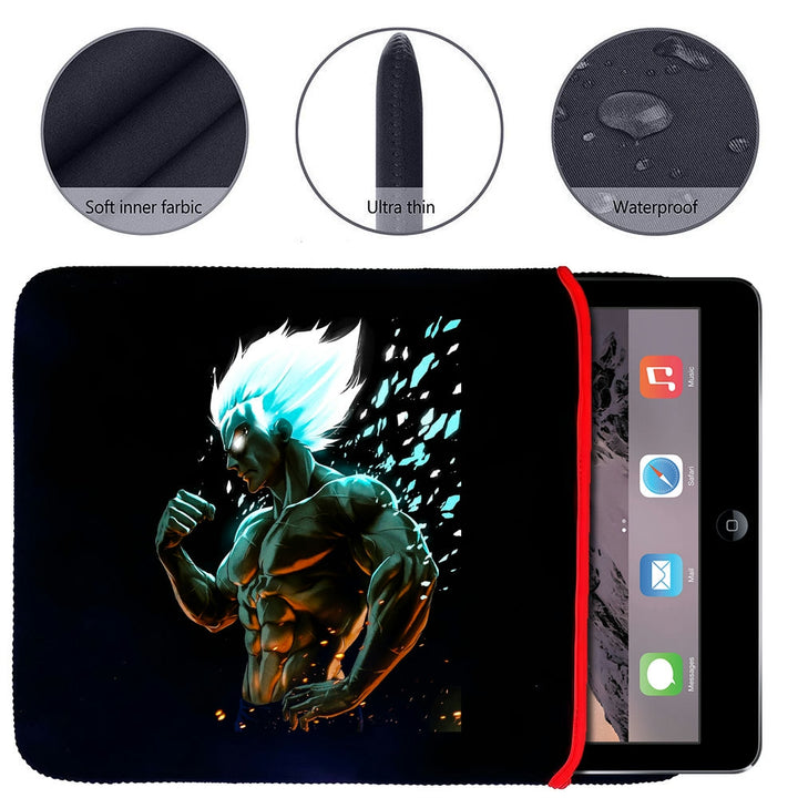 Printed Neoprene Reversible Laptop & Tablet Sleeve - Anime Legendary Dragon Ball DS6