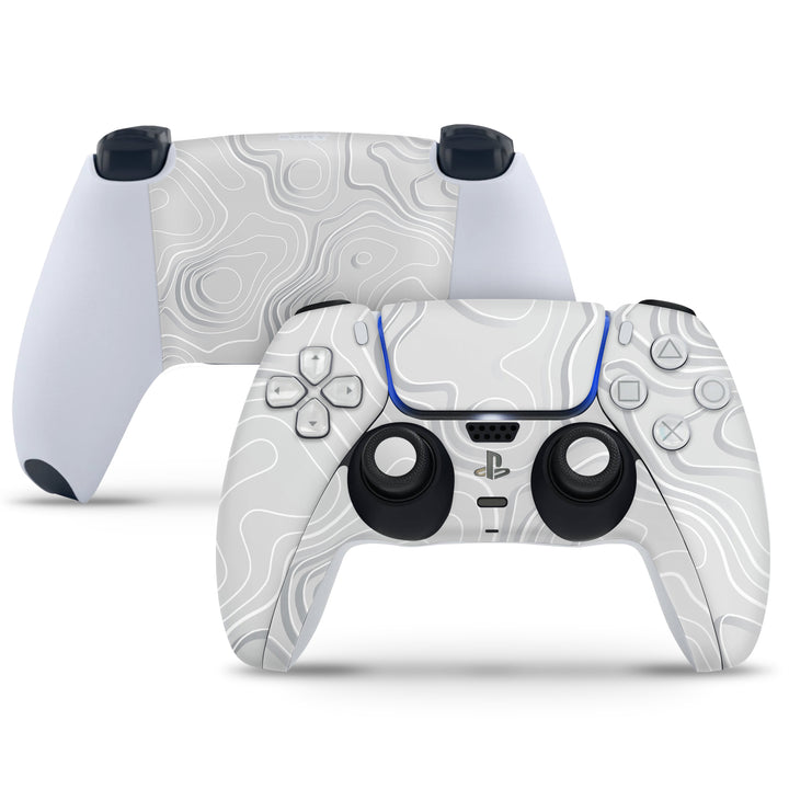 PS5 Controller Skin - 3D Topographic Map Contour