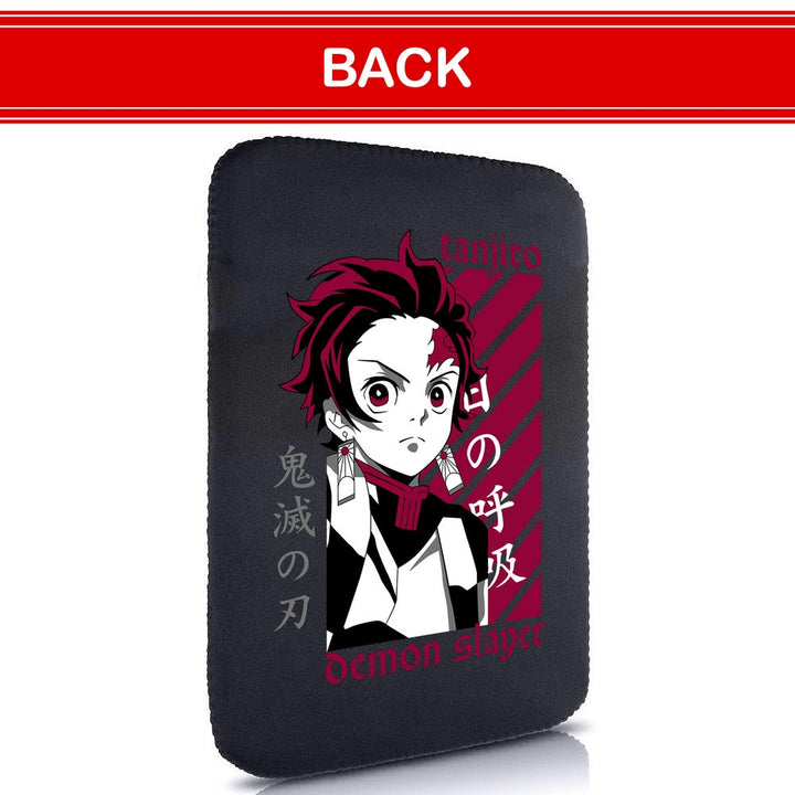 Printed Neoprene Reversible Laptop & Tablet Sleeve - Anime Demon Slayer Kimetsu No Yaiba DS03