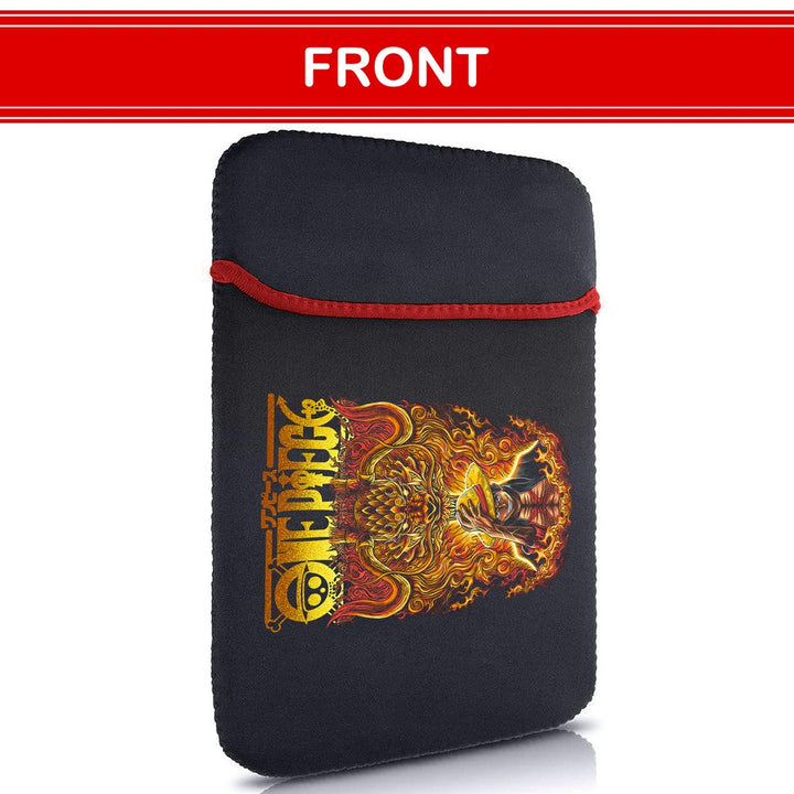 Printed Neoprene Reversible Laptop & Tablet Sleeve - Anime Legendary DS46