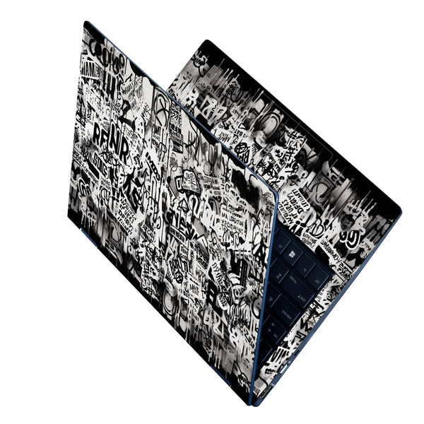 Laptop Skin - Wall Covered Graffiti With Word