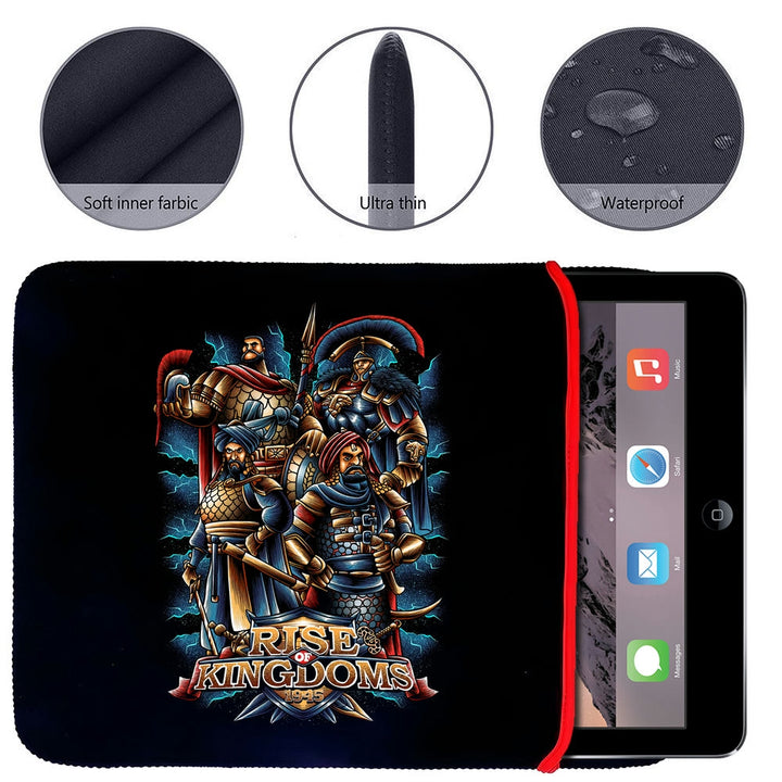 Printed Neoprene Reversible Laptop & Tablet Sleeve - Anime Legendary DS33