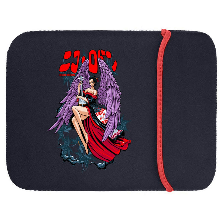 Printed Neoprene Reversible Laptop & Tablet Sleeve - Anime Action DS10