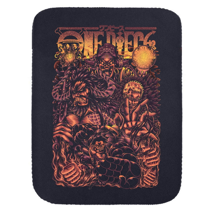 Printed Neoprene Reversible Laptop & Tablet Sleeve - Anime Legendary DS13